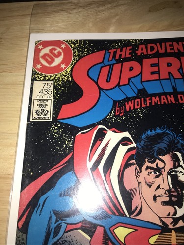 The Adventures of Superman # 435 (DC Comics) eingetütet und mit Kartonunterlage kostenloser Versand - Bild 2 von 6