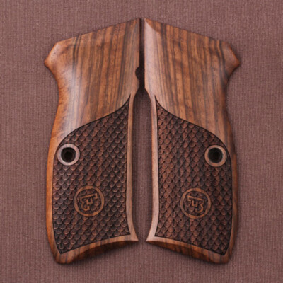 KSD Walnut Wood Grips For CZ 75, 75B, 75BD, 85, Kadet, Shadow 1 - Diamond Checkering