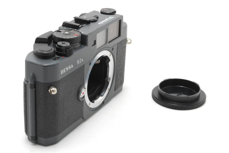 【N КАК НОВЫЙ+++】Пленочная камера с дальномером Voigtlander BESSA R2A 35 мм серый корпус - Изображение 3 из 4