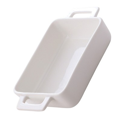  Square Baking Dish Ceramic Bakeware Reusable Multipurpose Bread Tray