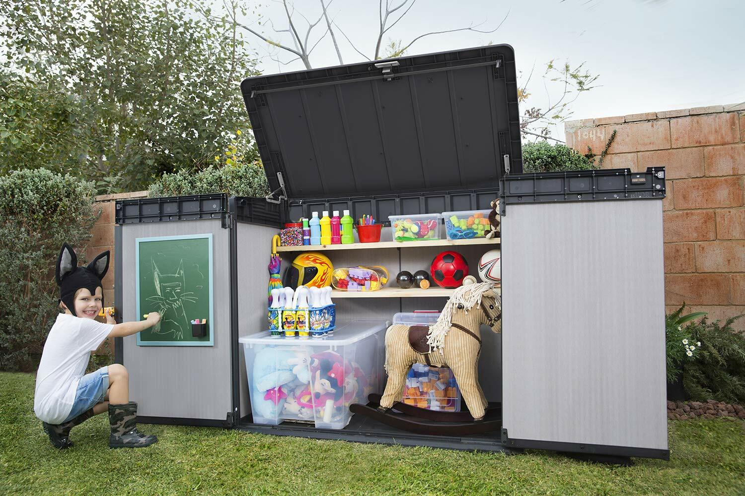 Keter Elite Wheelie Bin Shed Garden Storage The Best Store It Out Ever
