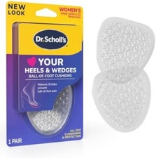 Dr. Scholl's Ball of Foot Cushions for High Heels One Size // Relieve and Prev