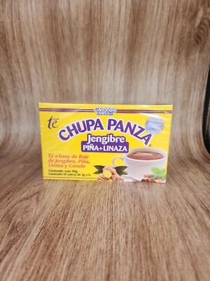 Chupa Panza Detox Ginger Tea 30 Day Supply Te Chupa Pansa de Jengibre 30 bags