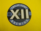 NEW TWELVE GUNS BREWING CRAFT BEER COASTER JAWS QUINT MEG MOVIE COASTER SHARK — photo 2