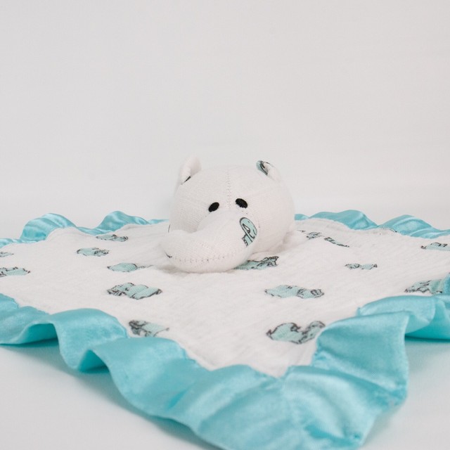 Aden + Anais Blue Elephants Security Blankets