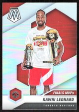 2020-21 293C Panini Mosaic SILVER PRIZM FINALS MVPs Kawhi Leonard Toronto