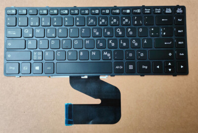 Notebook Tastatur Getac S410 G1, S410 G2 Hintergrund Beleuchtung Deutsch