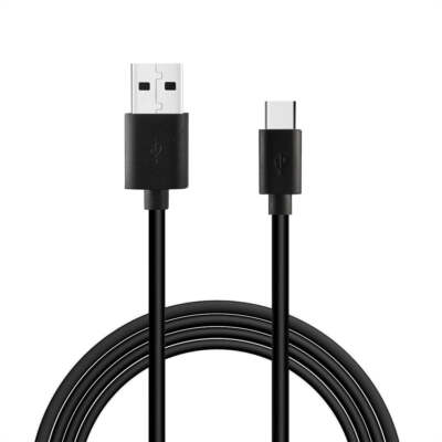 Reiko 3.3Ft PVC Material Type C USB 2.0 Data Cable in Black & Simple Packaging |