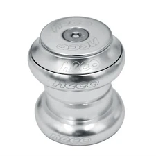 NECO 1-1/8" CNC Threadless 1 Inch Headset , Silver