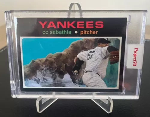 Topps Project 70 Card 346 - 1971 CC Sabathia by Action Bronson - Print Run: 954