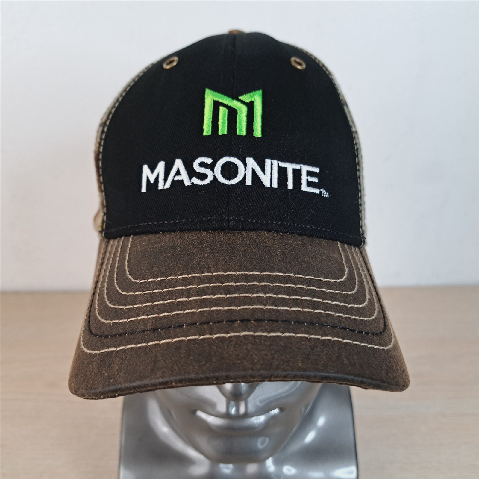 MASONITE ADJUSTABLE STRAPBACK BASEBALL HAT/CAP, B… - image 1