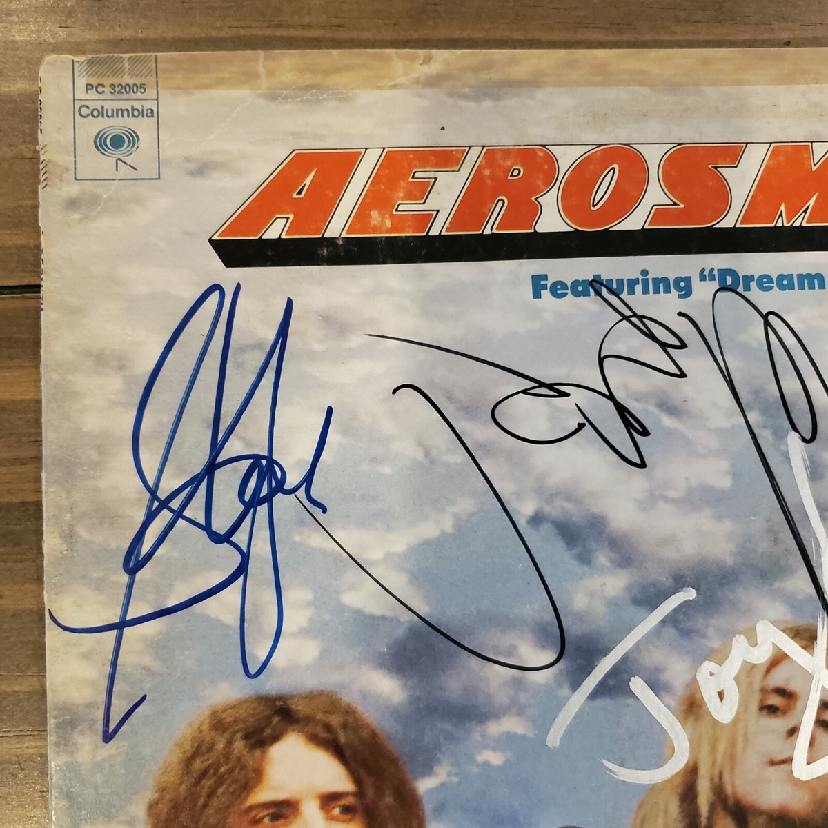 Aerosmith Signed Debut Album Vinyl LP JSA Autograph Stephen