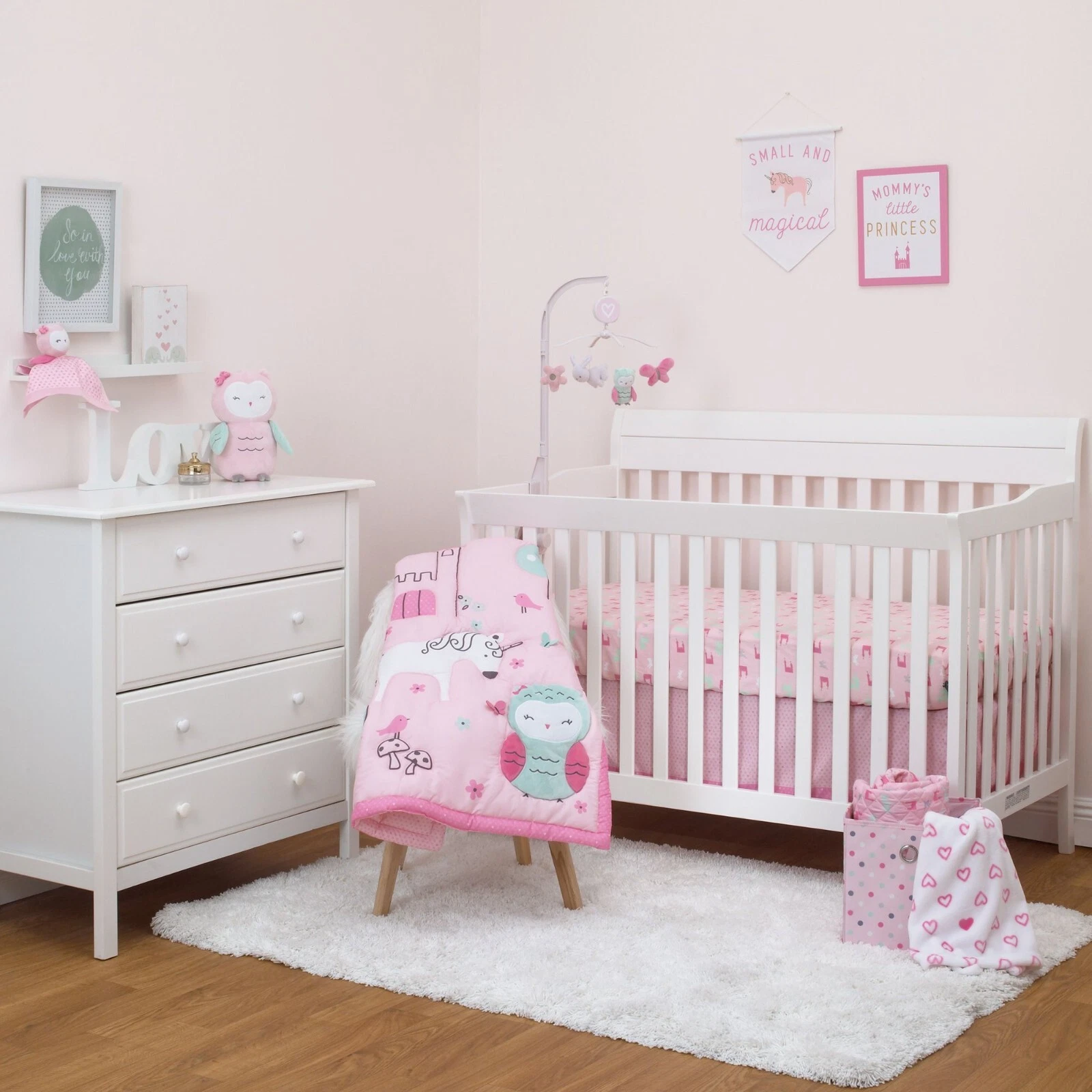 Child of Mine: Princess Castle 3 Piece Crib Bedding Set by Carter's *