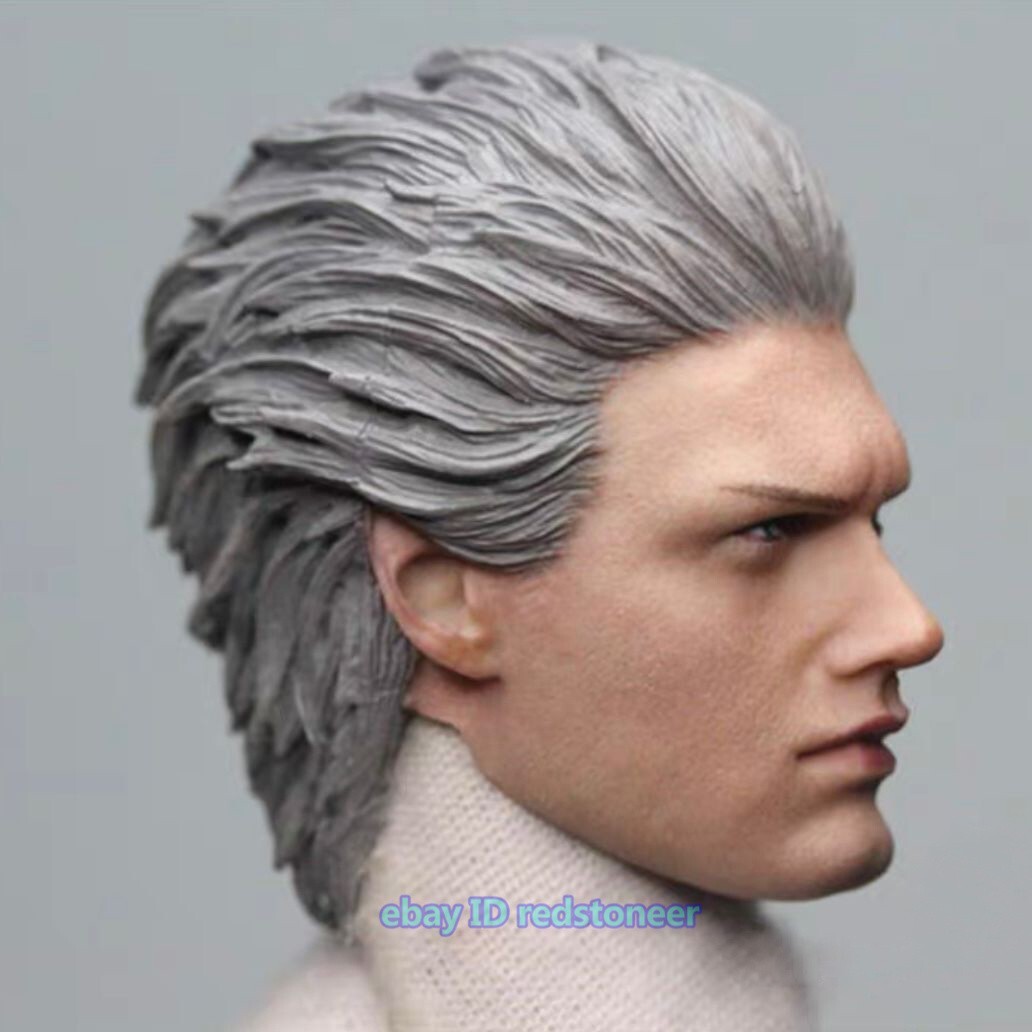 Asmus Toys Devil May Cry 5 Vergil Head Sculpture Fit 1/6 Action