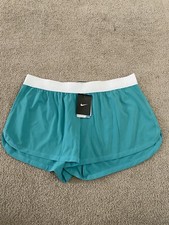 NWT Nike Dri Fit Women s XLARGE teal White Active Shorts 603851