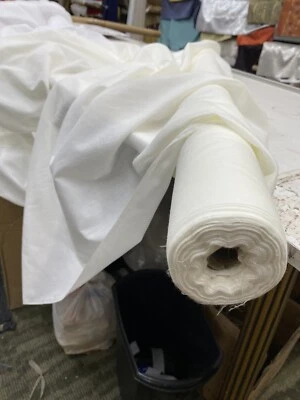Drapery Lining Fabric Sold by Yard 54” wide - Ivory