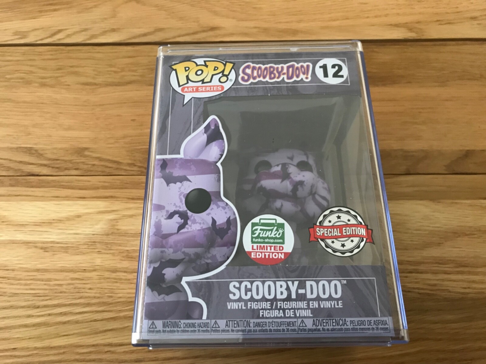 Vinilo Funko Pop - Serie De Arte - Scooby-Doo 12 Edición Limitada Y Protector