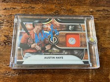 Austin Hays IP Signed Topps Tribute Jersey Card Psa Dna Coa Autographed Orioles