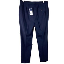 Polo Ralph Lauren Pants Women s 10 Navy Straight Leg Wool Blend Mid Rise NWT