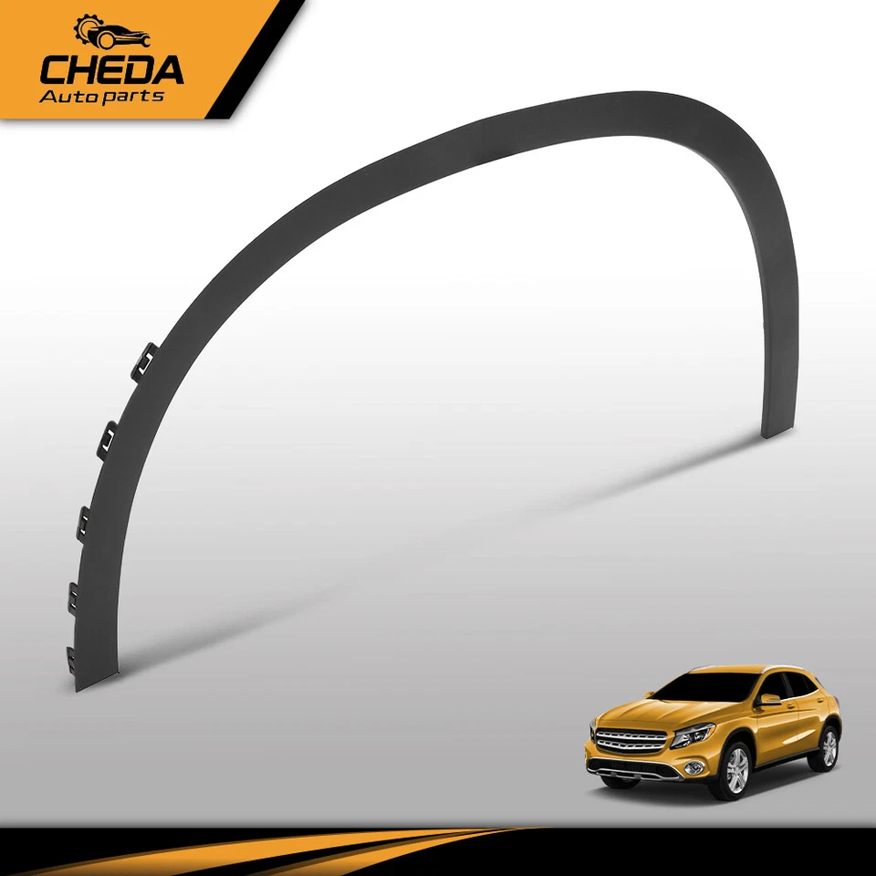 Ajuste para Mercedes Benz GLA250 2015-2020 moldura de guardabarros delantero izquierdo Foto 2 de 4