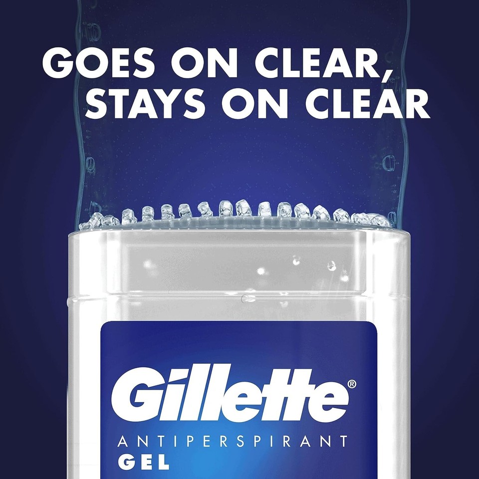 Gillette Antiperspirant Deodorant Gel For Men 420ml (70 x 6) 48Hour