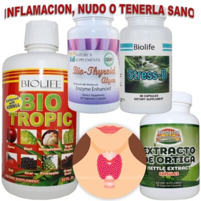 TRATAMIENTO NATURAL PARA LA TIROIDES (Unisex)