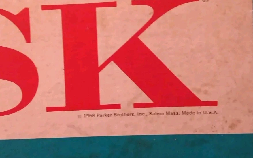 RISK Parker Bros.  Continental Board Game 1968 Original Box Wood Pcs. *READ* - Image 2 of 4