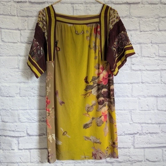 Mini Vestido Babydoll Vintage Jean Paul Gaultier Soliel Estampado Mariposa XS 90s Y2K Foto 4 de 4