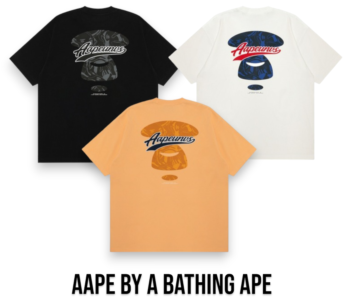 AAPE BY A BATHING APE AAPE A LOGO TEE JAPAN NEW free shipping
