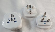 travel plug adapter with USB Port