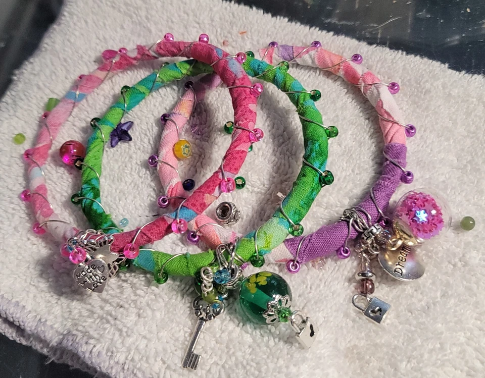 BöHö B's Bohemian Bracelets ☆ beads charms silver gold bronze ☆ Custom Jewelry ☆ - Image 2 of 4