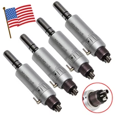 4pcs Dental Slow Low Speed Handpiece Air Motor NSK Style 4 Holes SEASKY