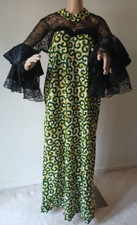 African Print Long Gown with Lace hands Ankara women clothing dashiki Maxi dress