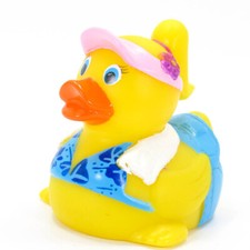 Workout Girl Rubber Duck