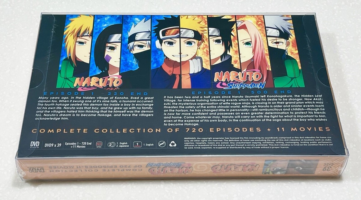 Naruto Shippuden: Episode 1-720 + 11 Movies ~ (Complete English