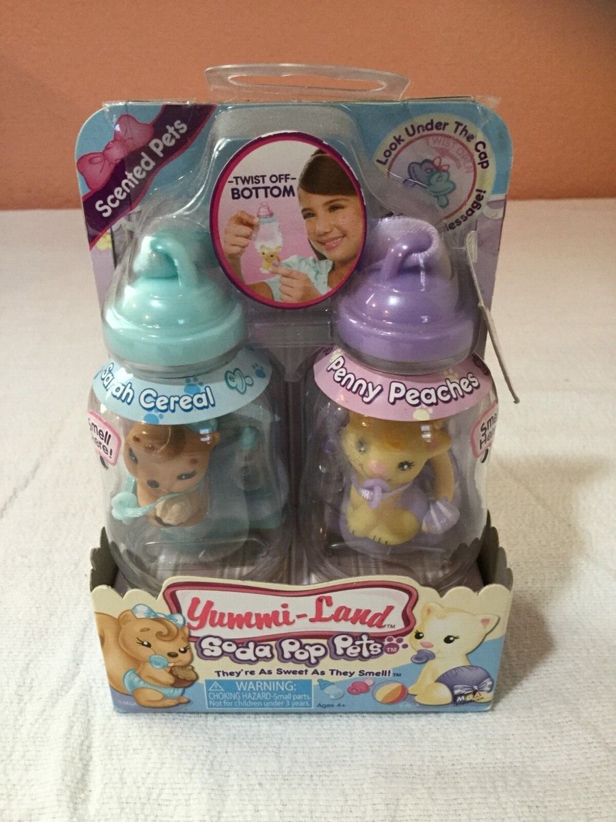 【未開封】トイストーリー Yum Yum! おやつポーチ フィギュア 希少 レア Yummi-Land Soda Pop Pets Sarah Cereal & Penny Peaches *Rare New