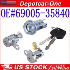 For 1995-2004 Toyota Tacoma Ignition Switch & Door Lock Cylinder Set With 2 Keys
