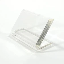 10ct Lot Small Tripar BLANK Acrylic Tabletop Jewelry Sign Signage # 47-7000 