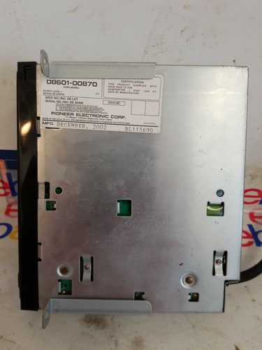 01-03 TOYOTA Prius Hybrid Compact Disc CD Audio Player 08601-00870 OEM - Bild 2 von 3