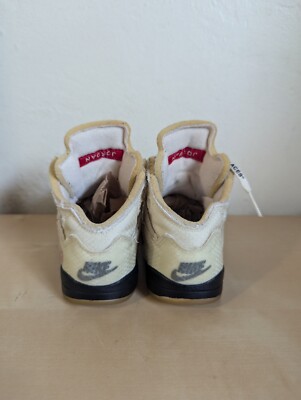 Nike Air Jordan 5 Retro Off-White Sail TD CV4828-100 Toddler Nike Air Jordan 5 Retro Off-White Sail TD CV4828-100 Toddler