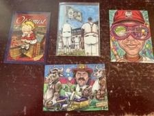 PROMO CARDS: CARDTOONS (1995) MLB PARODY SET: Different P1 P2 P3 Plus Campbell