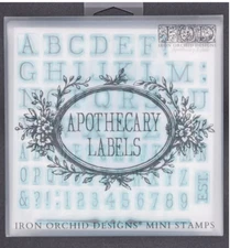 Iron Orchid Designs IOD - Boxed Mini Stamp Set - NEW IN PACKAGE!!!