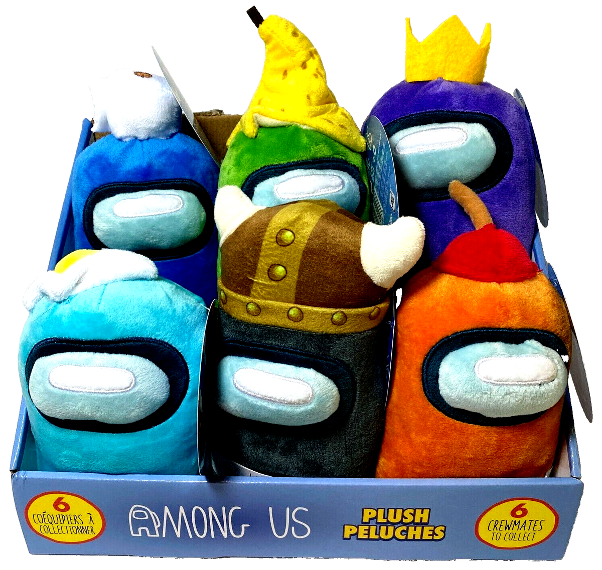 AMONG US Plush/Peluches Official Innersloth, Toikido Series 2, Set