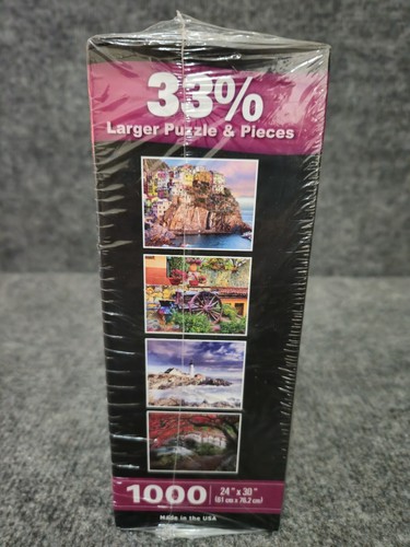 Majestic by Springbok 1000 Piece Puzzle COLORFUL COURTYARD - Picture 4 of 6