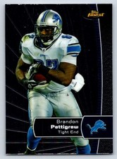 2012 Finest 56 Brandon Pettigrew    Detroit Lions Football Card