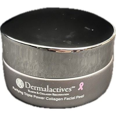 Dermalactives Triple Power Collagen Facial Peel Elastin Rejuvenation 50mL NWOB