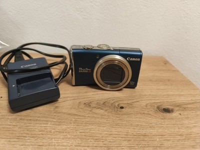 Canon PowerShot SX200 IS 12.1MP Digitalkamera - Blau