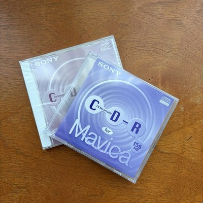 (2) NEW Discs 1 Sony CD-RW, 1 CD- R Disc For Mavica Video Cameras, Sealed