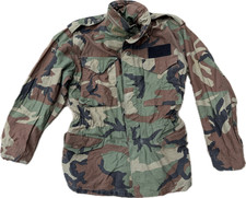 US Army M65 Jacke Parka BDU Feldjacke woodland Camouflage Small Regular USA