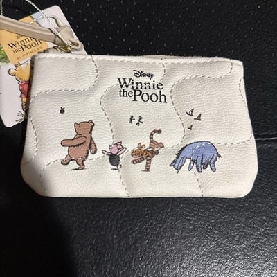 Primark Disney Winnie the Pooh Coin Purse   Quilted Wallet   Discontinued NWT
